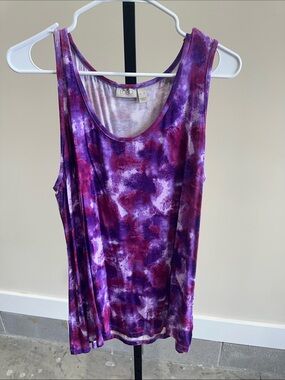 LoGo by Lori Goldstein purple tie dye size XL women’s